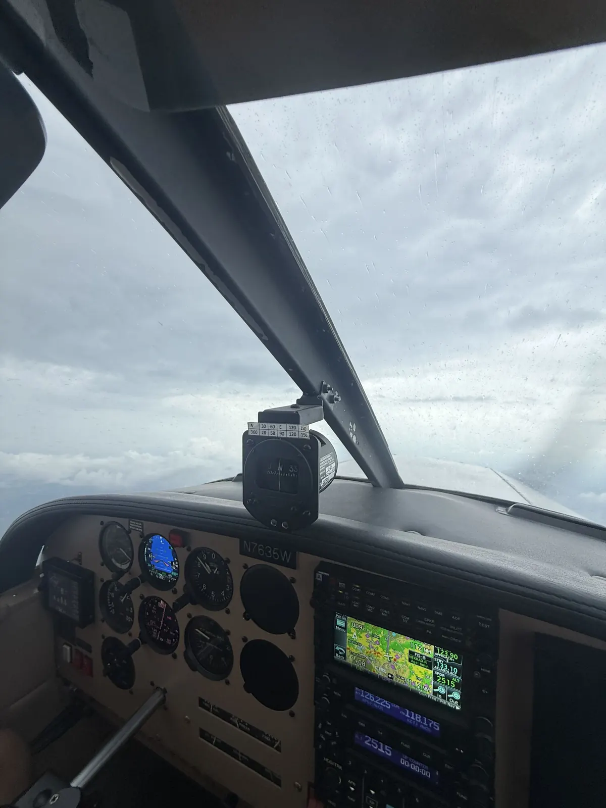 Real world flight training scenario