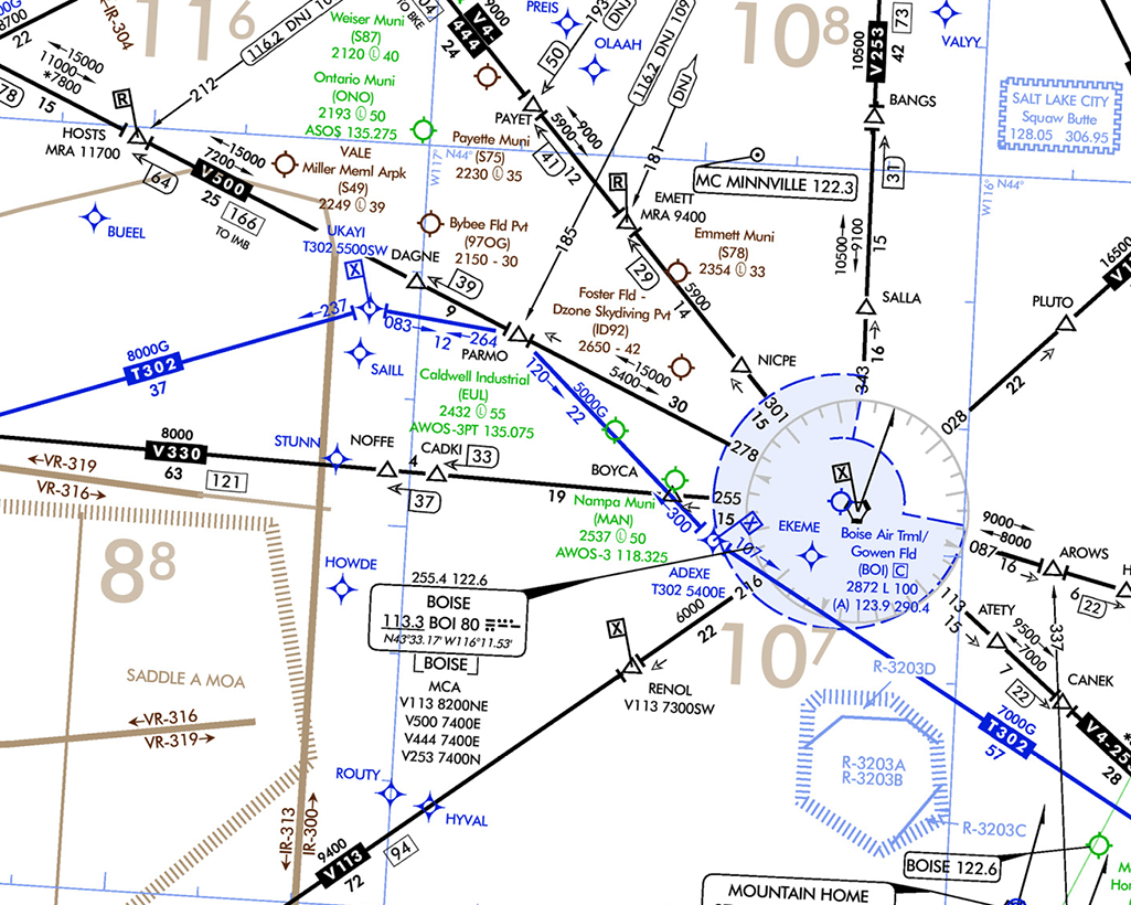 Modern aircraft cockpit