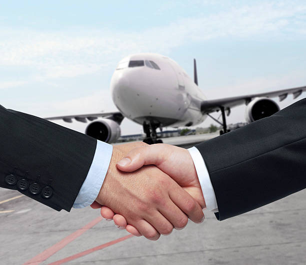 Flight instructor reviewing training policies with student